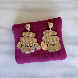 Sezane gold louna earrings